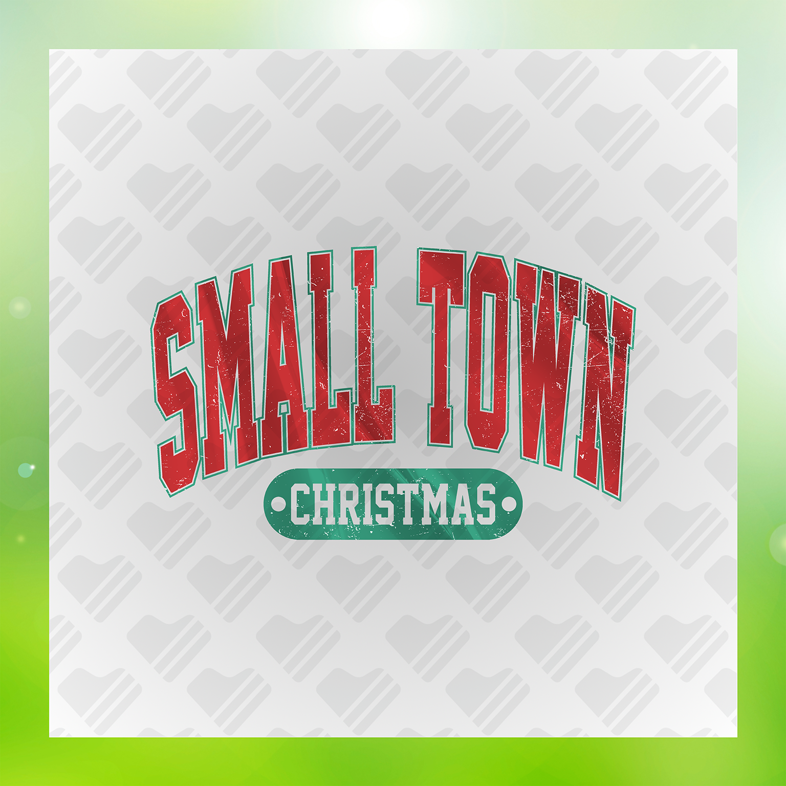 Small Town Christmas Transfer