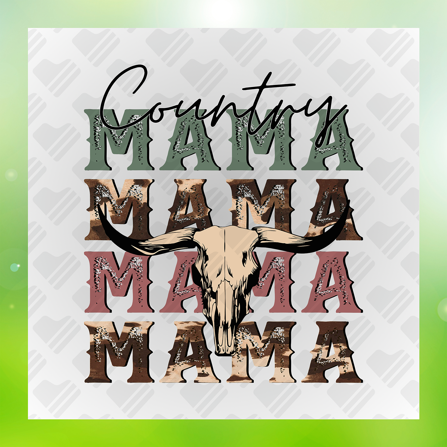 The Country Mama Emblem Transfer