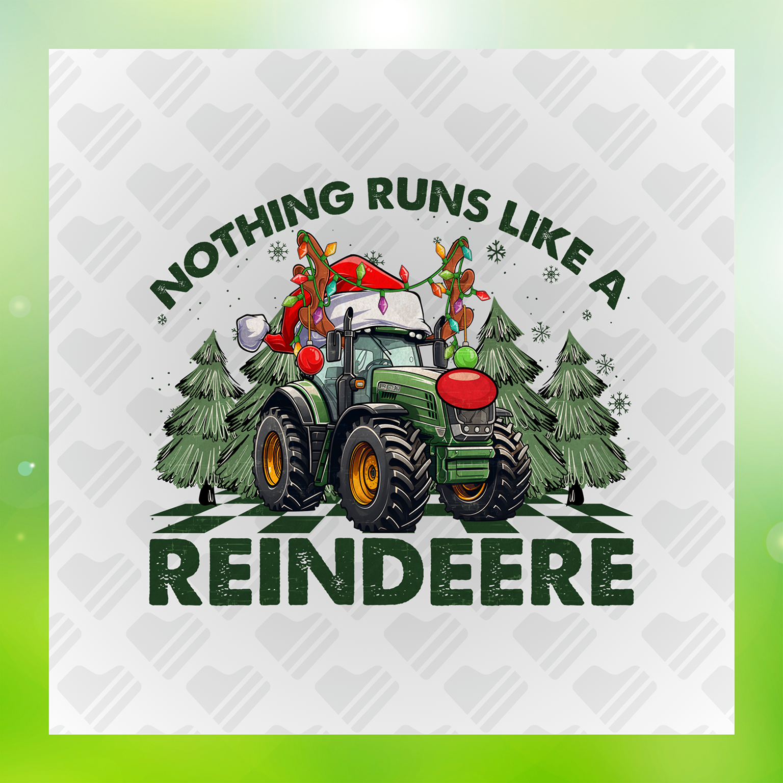 Nothing Runs Like A Reindeere Transfer