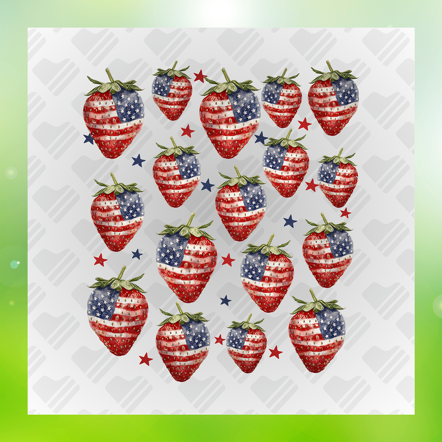 A Burst of Patriotic Flavor Star Spangled Berries Transfer