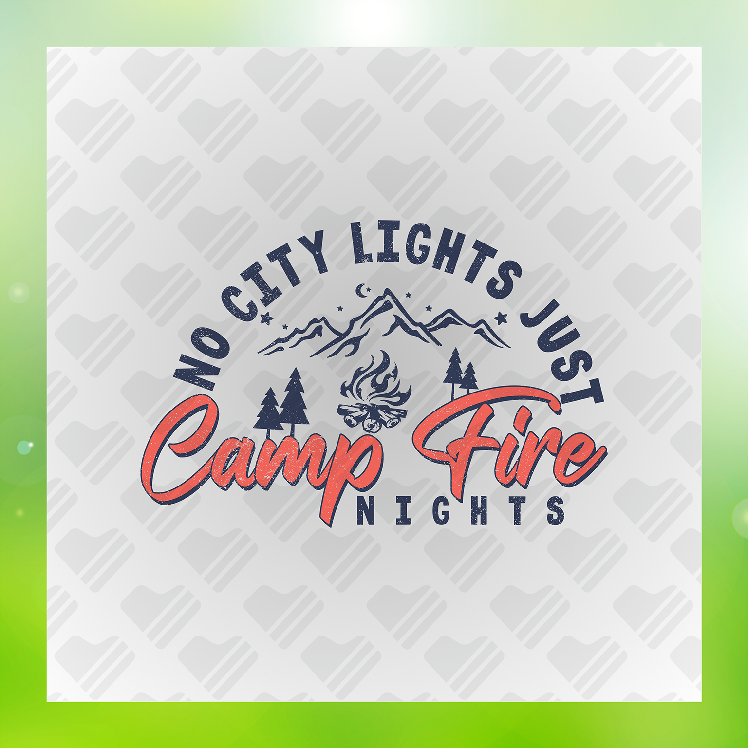 No City Lights Just Camp Fire Nights Transfer