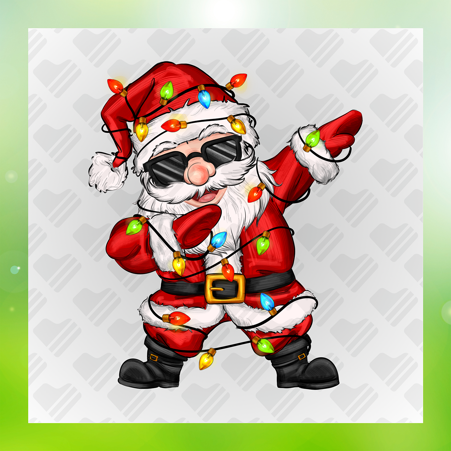 Groovy Santa Claus Transfer