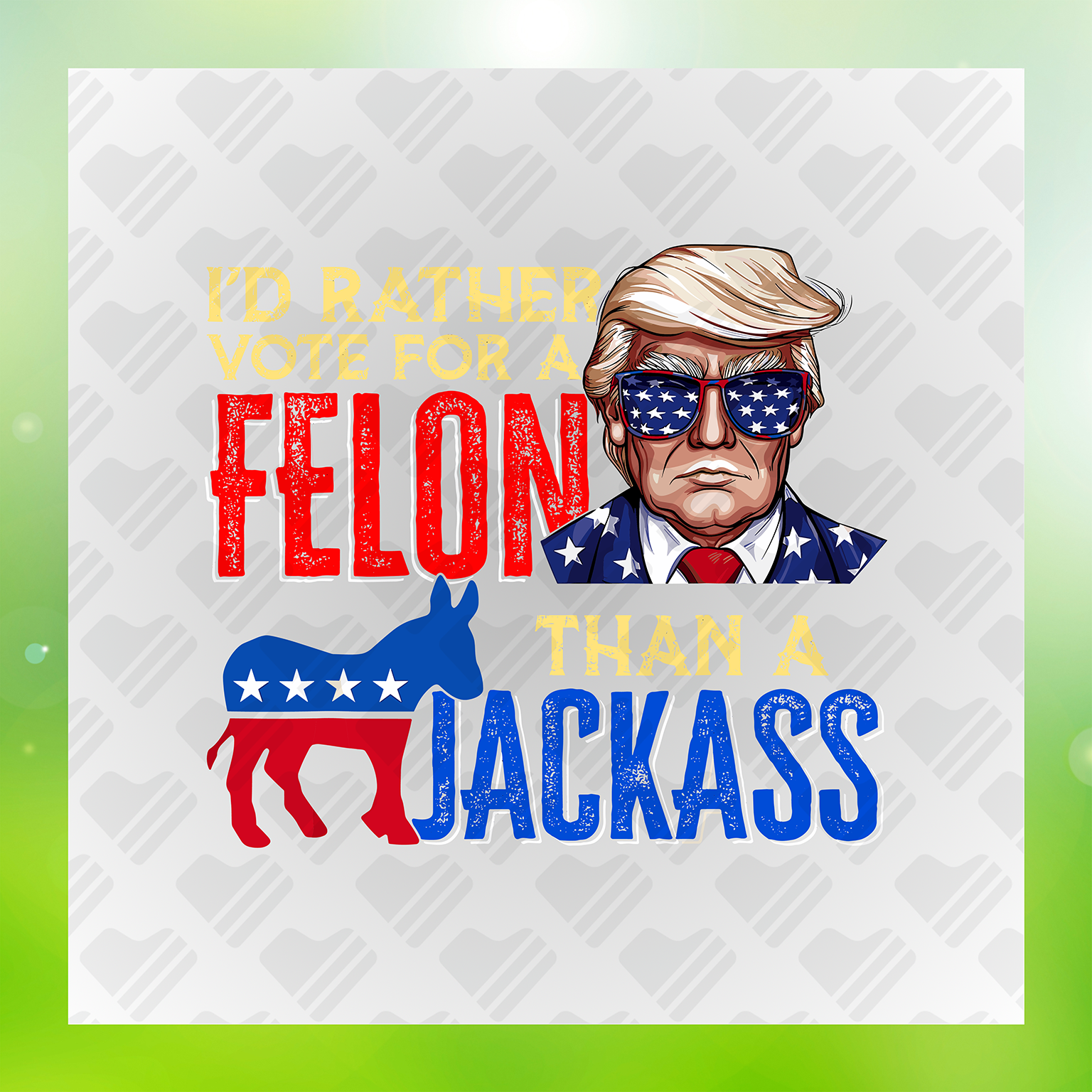 A Felon Than A JackAss Transfer