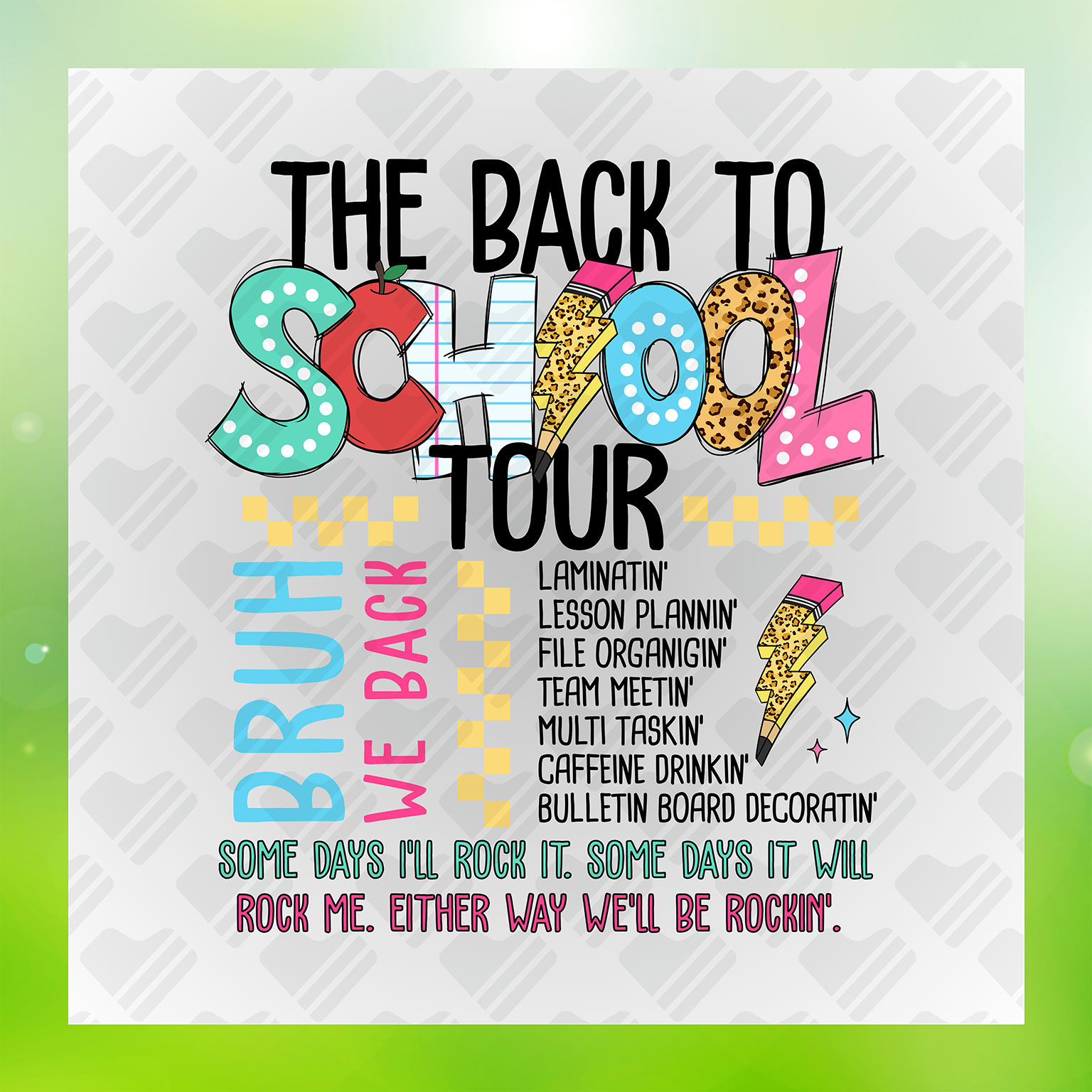 The Back To School Tour, Bruh We Back Transfer