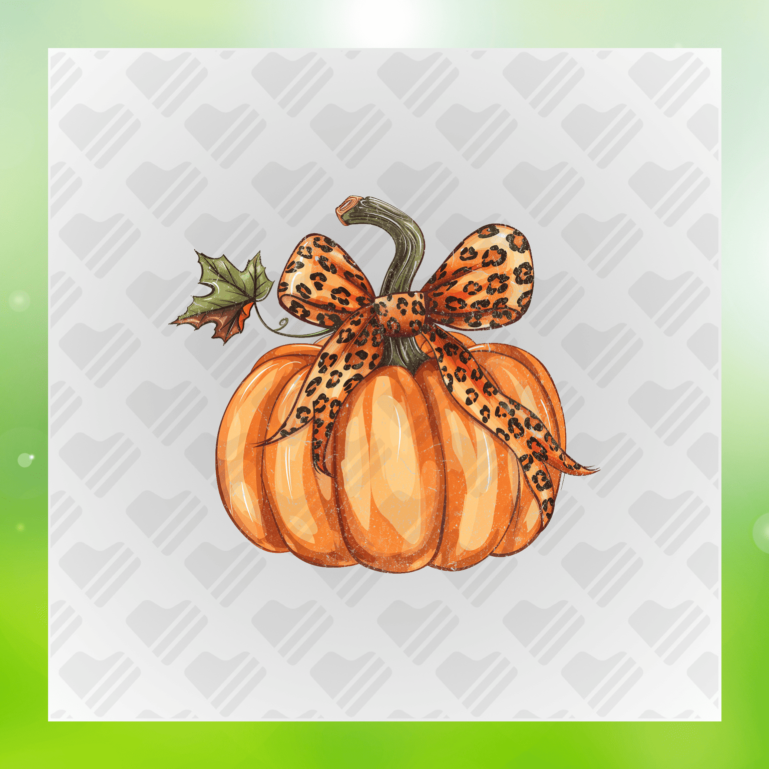 Big Pumpkin With Bows Ver.2 Transfer