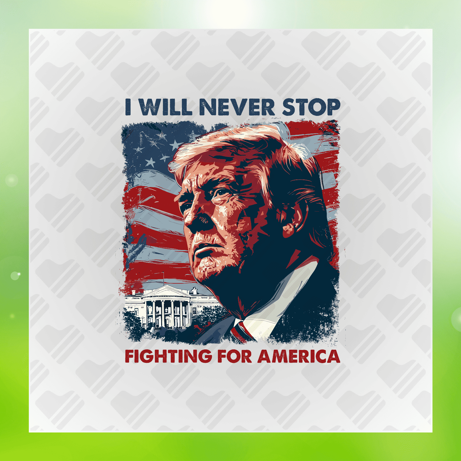 I Will Never Stop Fighting For America Trump Transfer