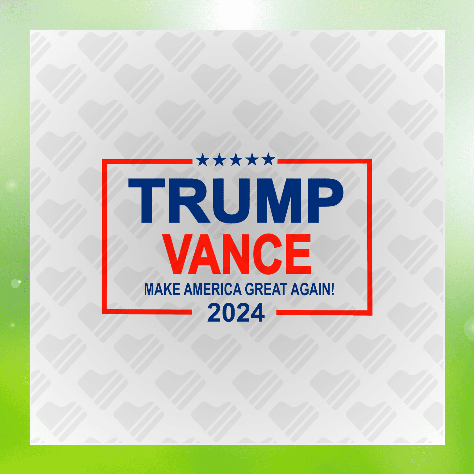 Trump Vance Make America Great Again  2024 Ver.2 Trump Transfer