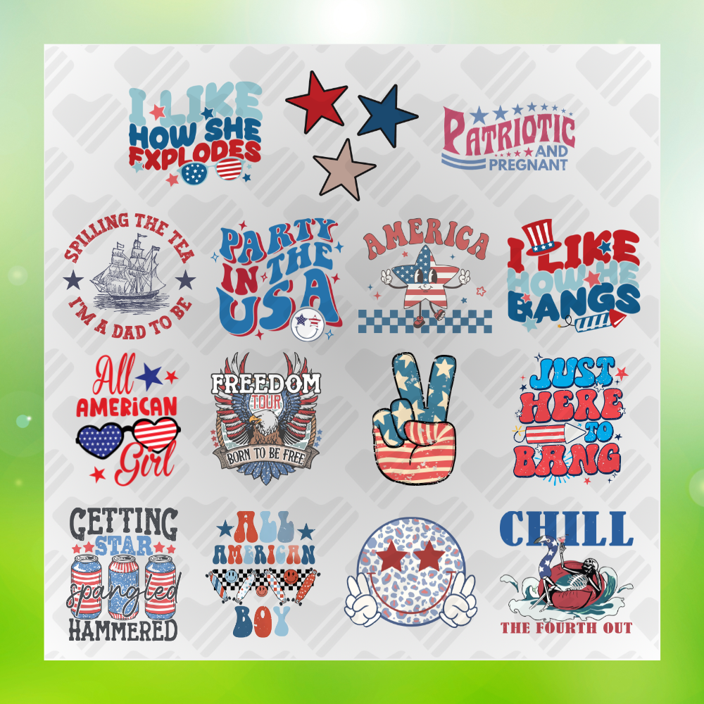 4th Of July Bundle America 1776 v7 Transfer