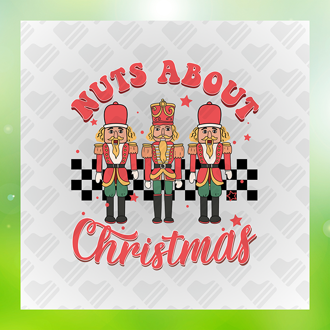 Nuts About Christmas Sticker