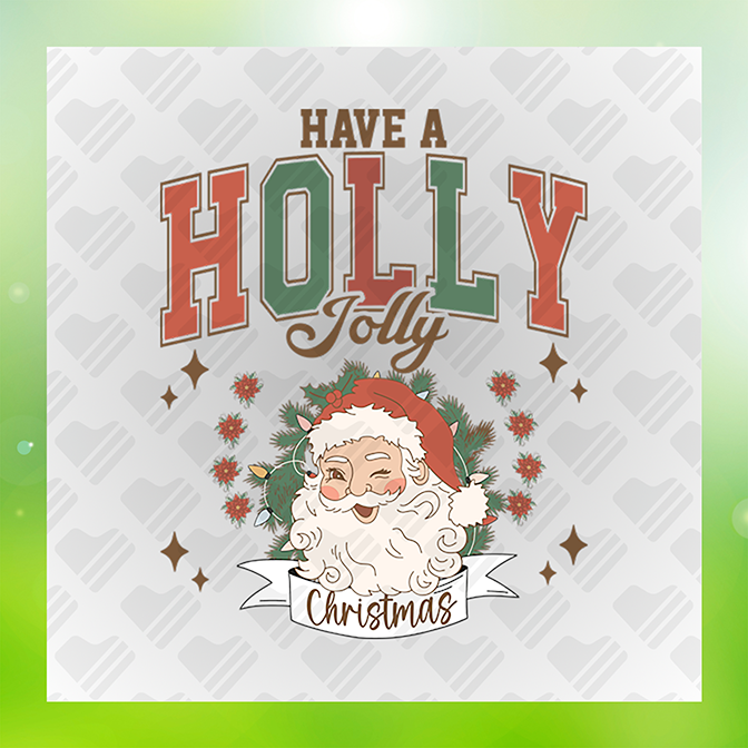 A Happy Jolly Christmas Sticker