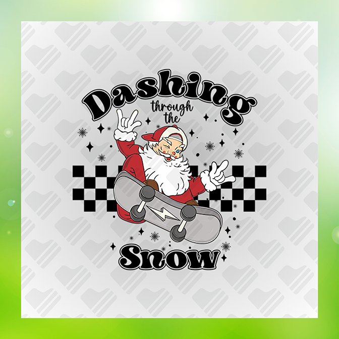 Dashing Thru The Snow v2 Sticker