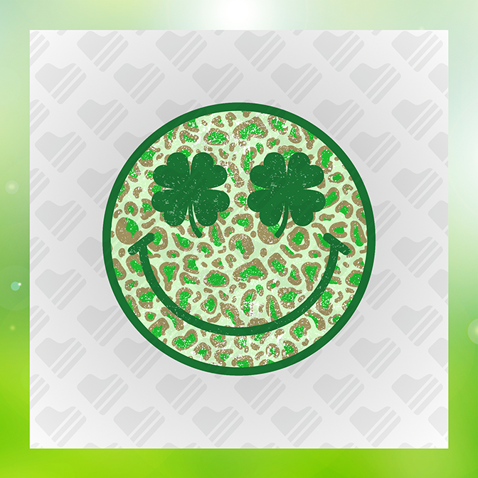 Emoji Clover Sticker