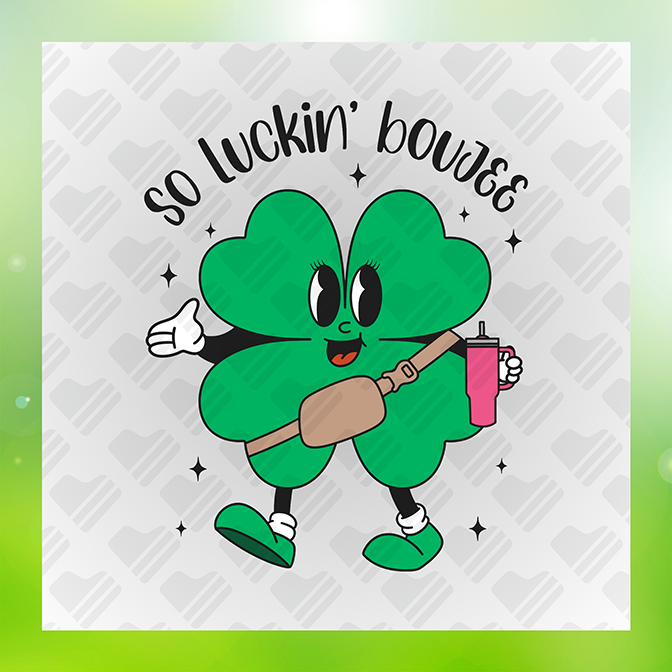 So Lucky Boujee Ver.2 Sticker