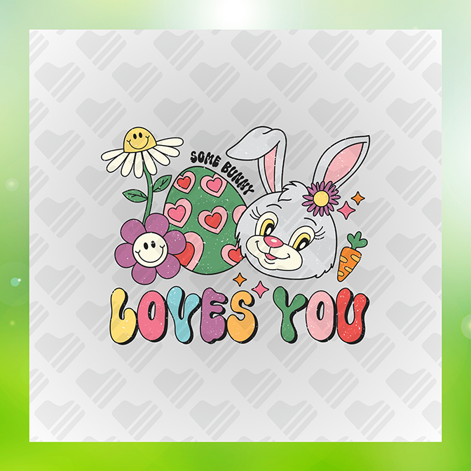 Some Bunny Loves You Sticker