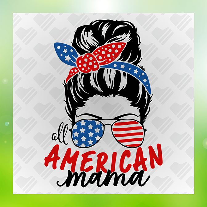 America Mama Sticker