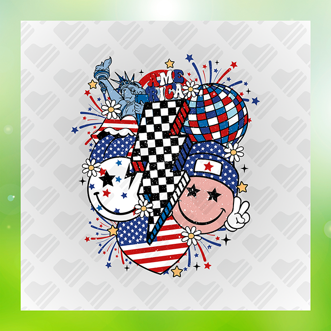 July 4th Day Celebration July 4th Sticker