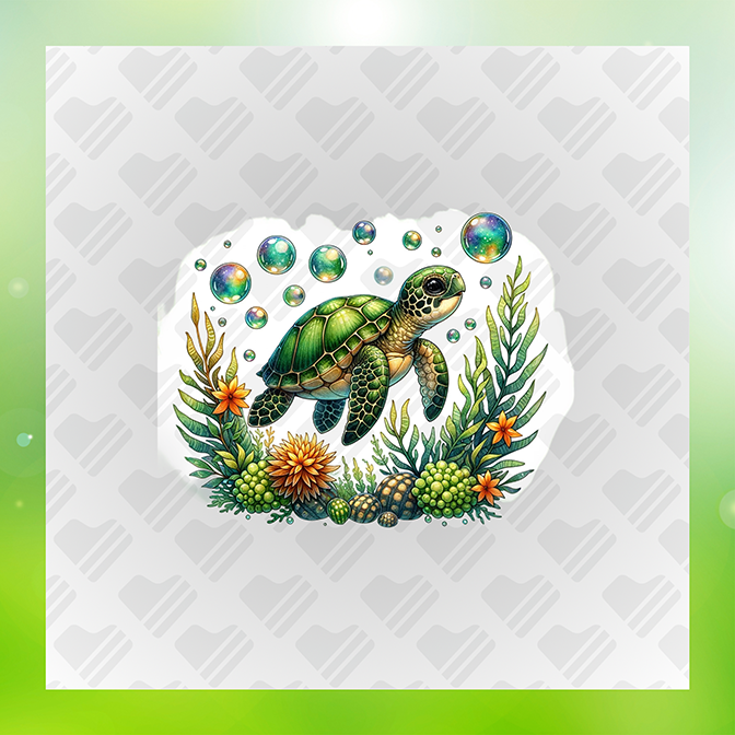 Turtle Under The Sea Ver.6 s Turtle Sticker