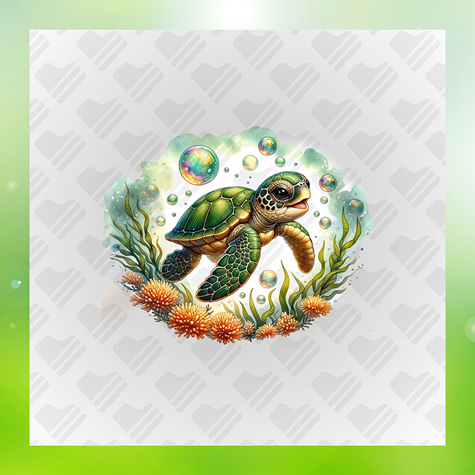 Turtle Under The Sea Ver.11 s Turtle Sticker