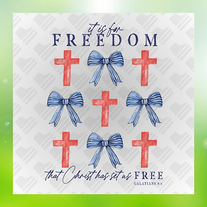 It Is For Freedom July 4th Sticker