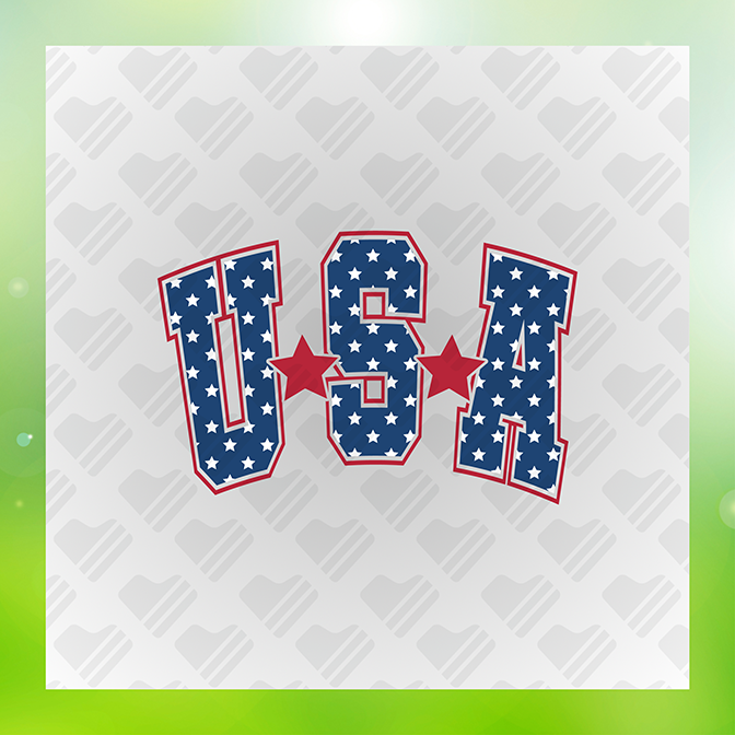 USA July 4th Sticker