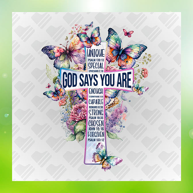 God Says You Are CapableSticker