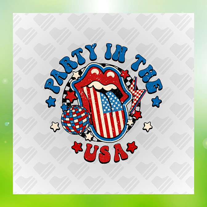 Party In The Usa Sticker