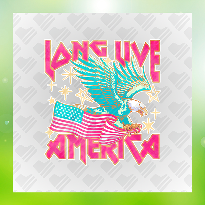 Long Live America Sticker