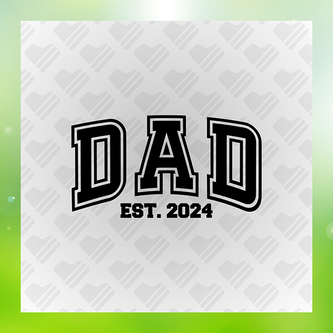 Dad Est 2024 Dad Sticker