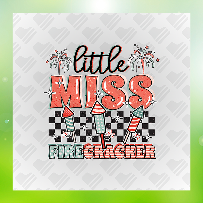 Little Miss Firecracker Ver.2 Sticker